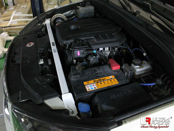 Ultra Racing 2-Point Front Upper Strut Bar for Ssangyong Korando Sport