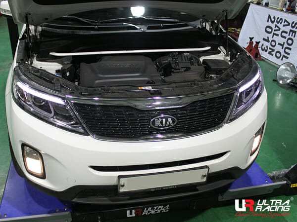 Ultra Racing 4-Point Front Upper Strut Bar for Kia Sorento XM 2.0D 13-