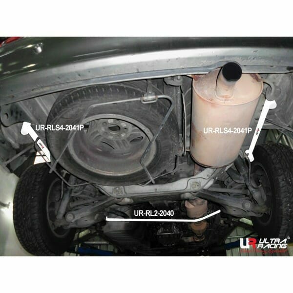 Ultra Racing Toyota Estima (XR10) 2.4 2WD 90-99 UltraRacing 4-Point Rear Lower Bar (2041P) UR-RS4-2041P