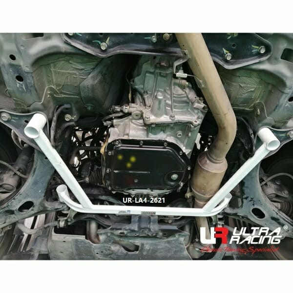 Ultra Racing 4-Point Front Lower Brace Subaru Exiga/XV 4WD