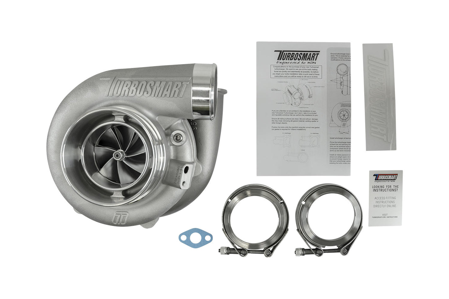 Turbosmart Turbosmart TS-1 Turbocharger 6870 V-Band 0.96AR Externally Wastegated – Image 4