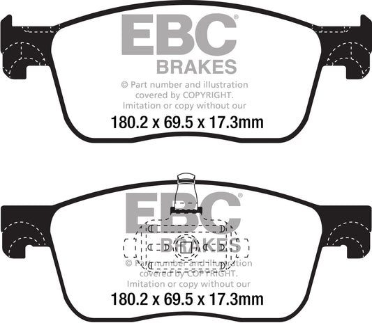 EBC Brakes Pad and Disc Full vehicle Kit (PD40K2464) Image 2