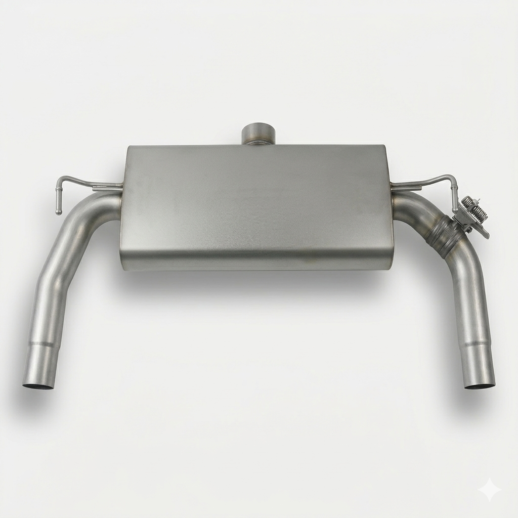 Sport Exhaust for HYUNDAI i30 N PDE 2x GT Black Tips