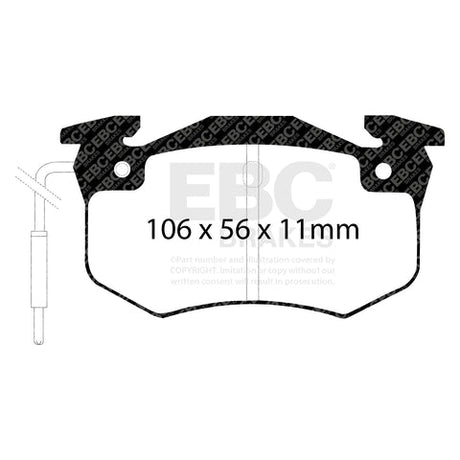 EBC Brakes Pad and Disc Kit (PDKR745) Image 1