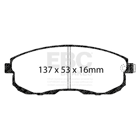 EBC Brakes Pad and Disc Kit (PD11KF600) Image 2