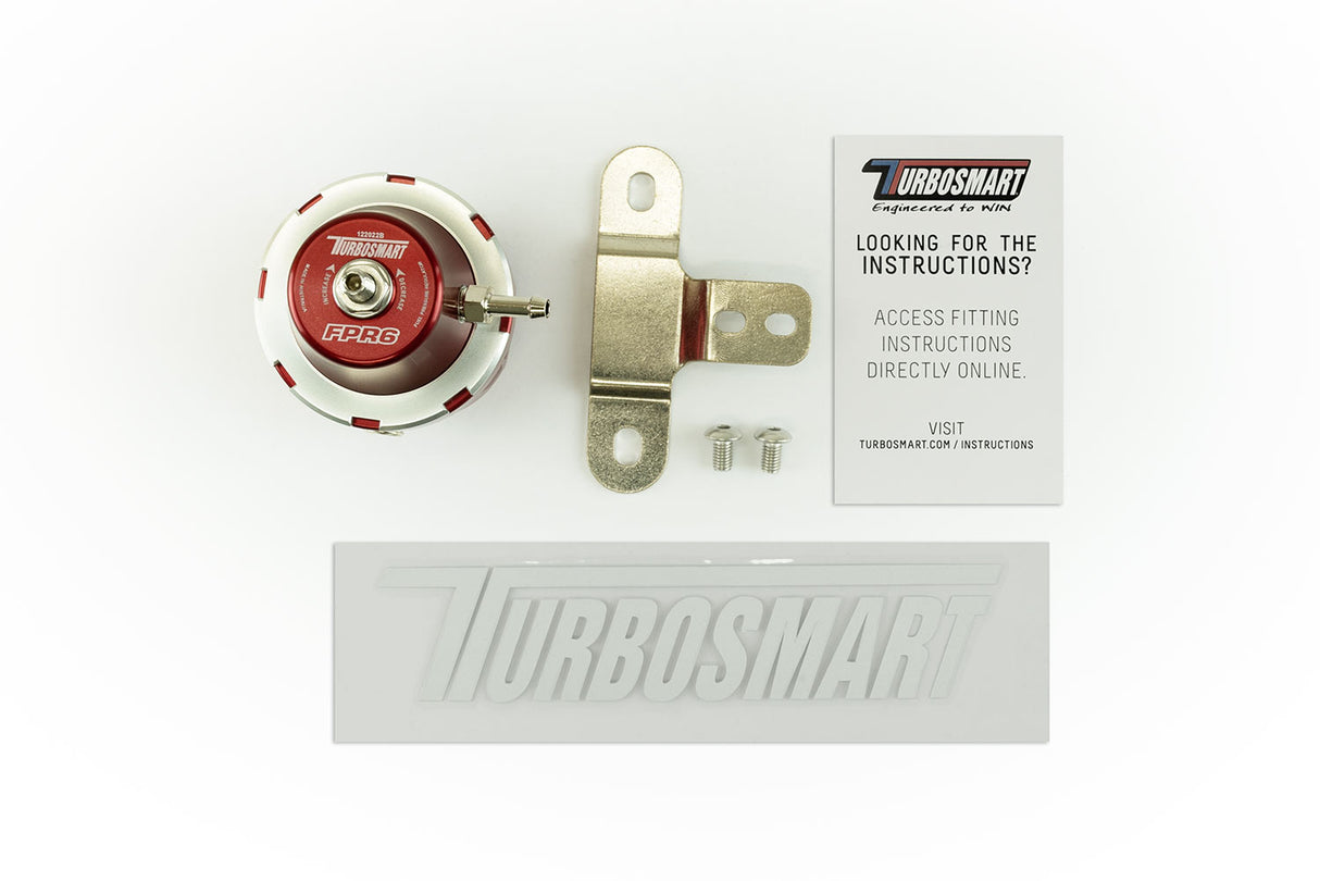 Turbosmart Turbosmart FPR6 - Fuel Pressure Regulator - Red – Image 4