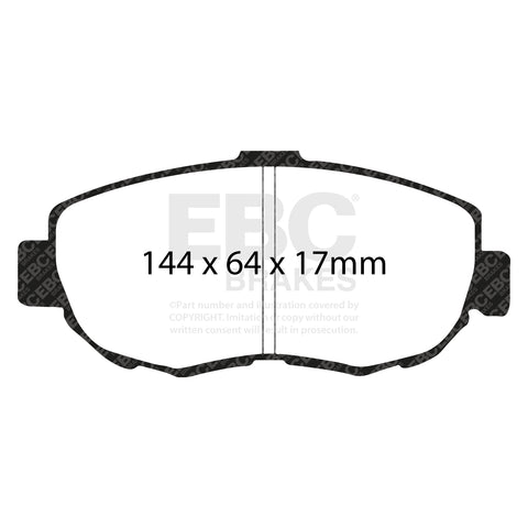 EBC Greenstuff 2000 Series Sport Brake Pad Set (DP21223) Image 4