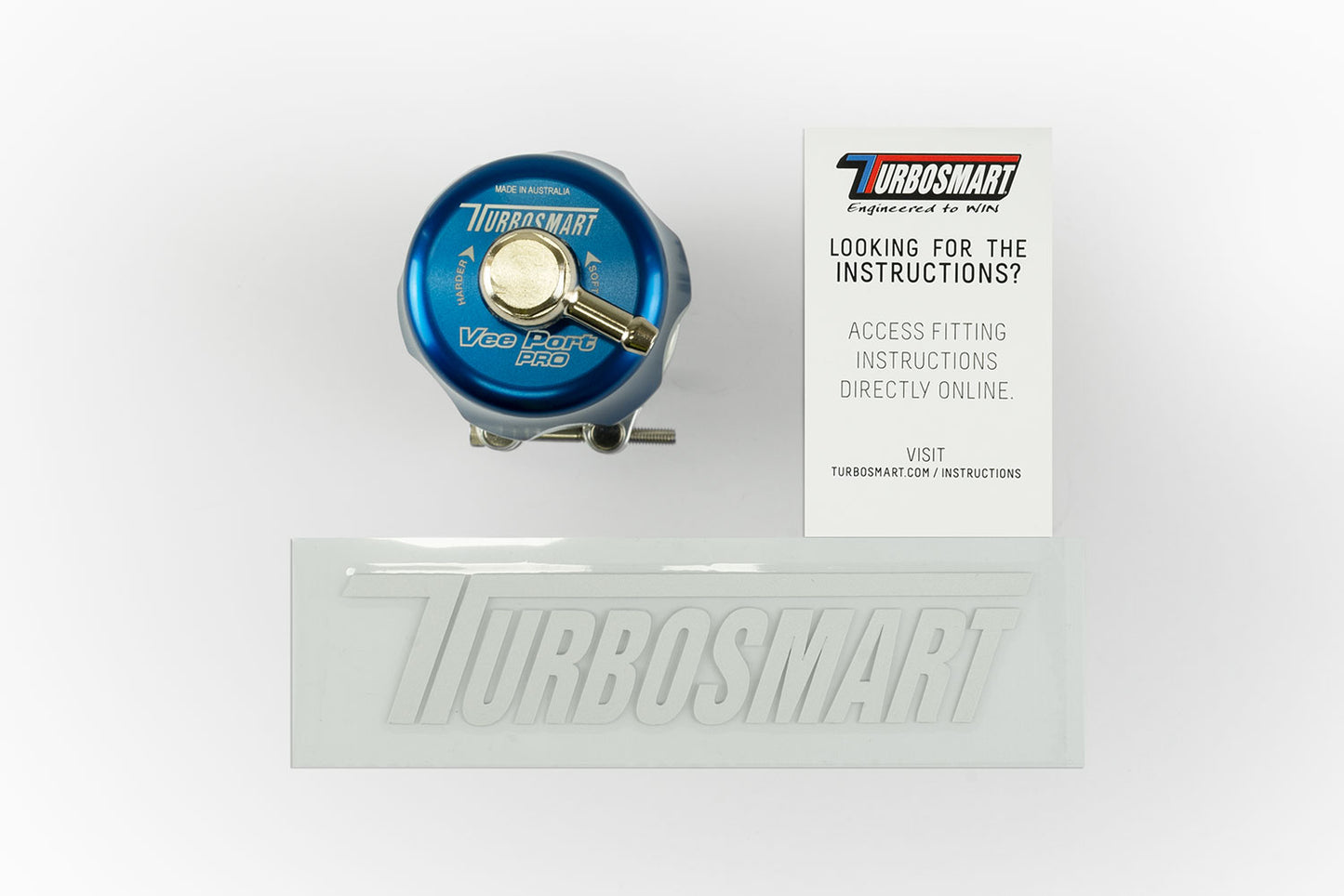Turbosmart Turbosmart BOV Vee Port Pro Uni -Blue – Image 3