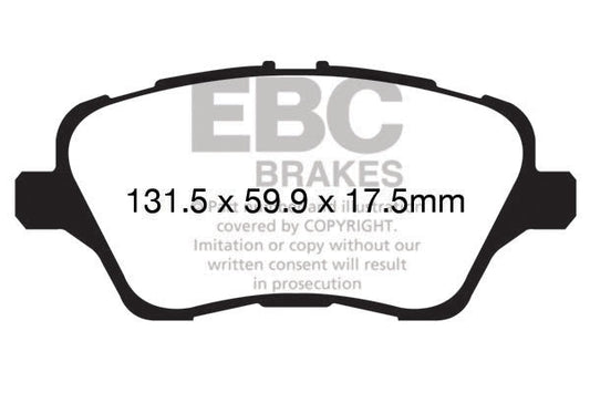 EBC Brakes Pad and Disc Kit (PD06KF722)