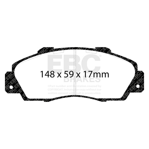 EBC Brakes Pad and Disc Kit (PD11KF1105) Image 4