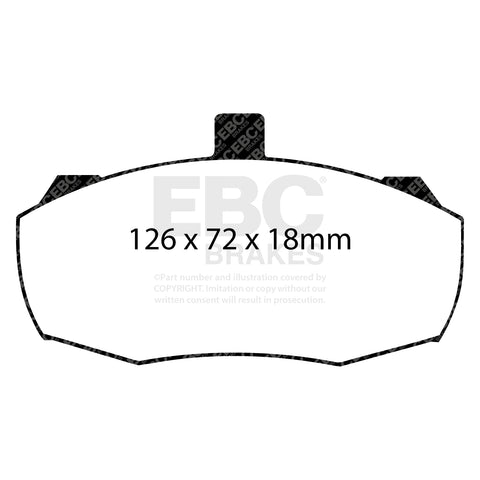 EBC Brakes Pad and Disc Kit (PDKF813) Image 2