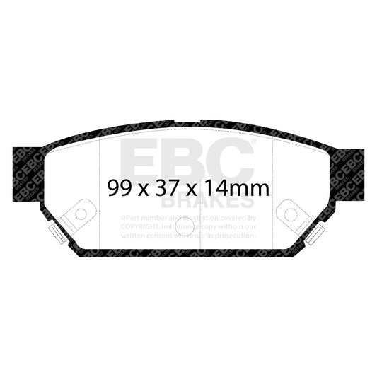 EBC Brakes Pad and Disc Full vehicle Kit (PD40K1297) Image 2