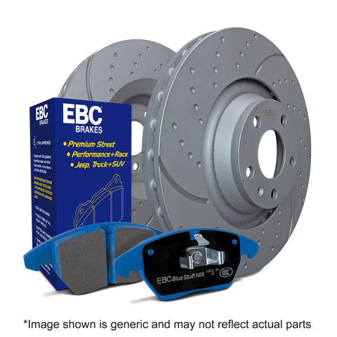 EBC Brakes Bluestuff Pad and GD Disc Kit (PD14KR185)