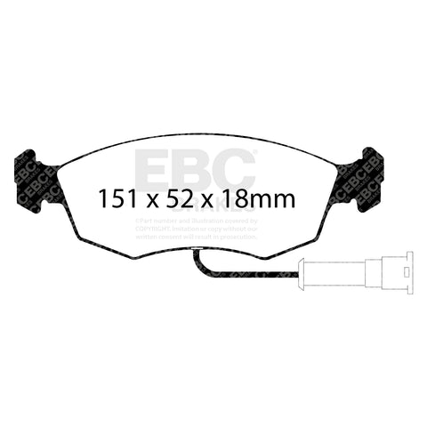 EBC Brakes Pad and Disc Kit (PDKF744) Image 4
