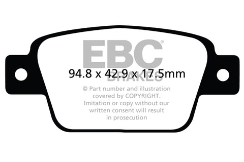 EBC Brakes Pad and Disc Kit (PDKR223) Image 3