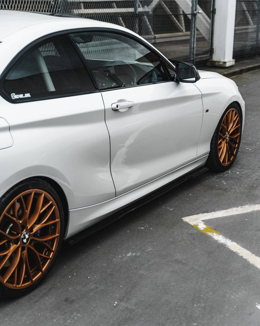 ZAERO EVO-1 Side Skirts Gloss Black BMW 1 & 2 Series F20-F23
