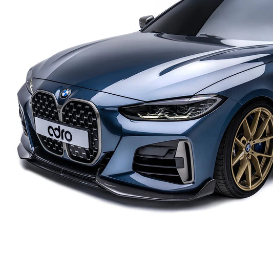 BMW 4 Series M Sport & M440i G22 Carbon Fibre Front Splitter by Adro (2020+) - | Front Lips & Splitters | FD Racing