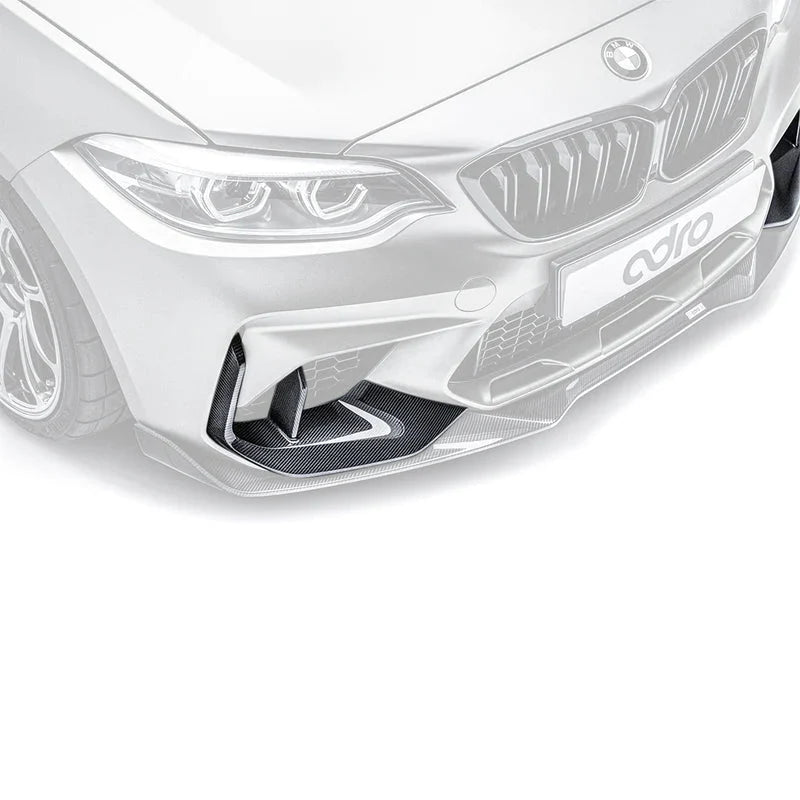Adro Carbon Fibre Front Splitter for BMW M2 Competition F87 (2018-2021