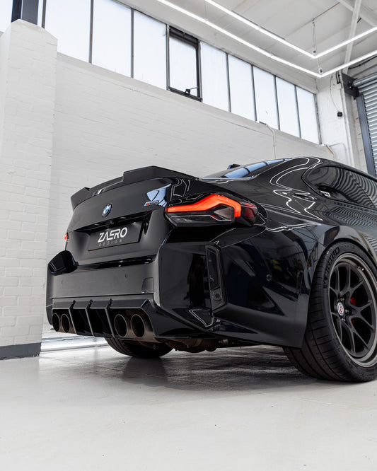 ZAERO EVO-S Rear Diffuser Gloss Black for BMW M2 G87