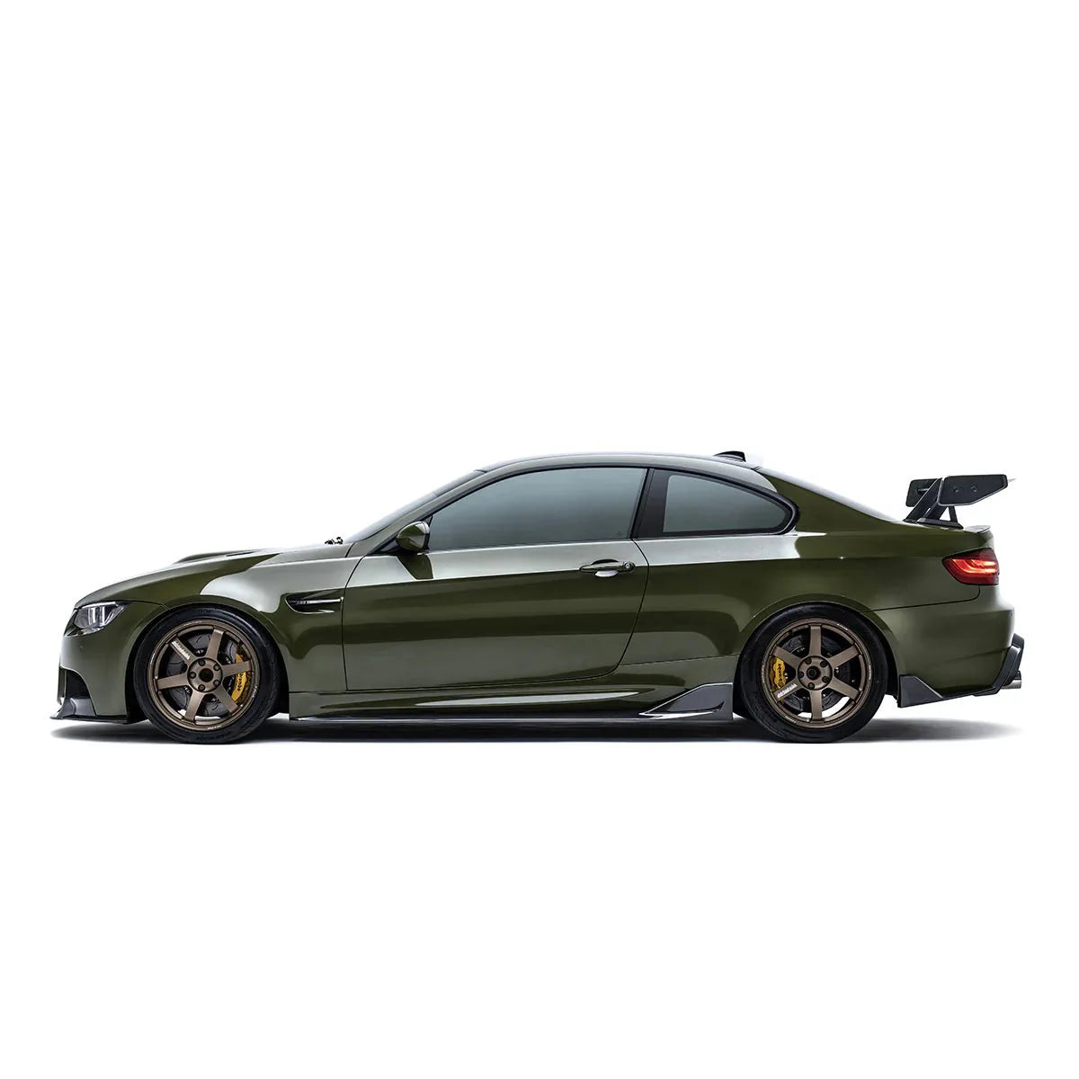 BMW M3 E92 Pre - Preg Carbon Fibre Swan Neck AT - R1 Rear Wing by Adro - | Rear Wings | FD Racing