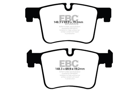 EBC Greenstuff 2000 Series Sport Brake Pad Set (DP22105) Image 4