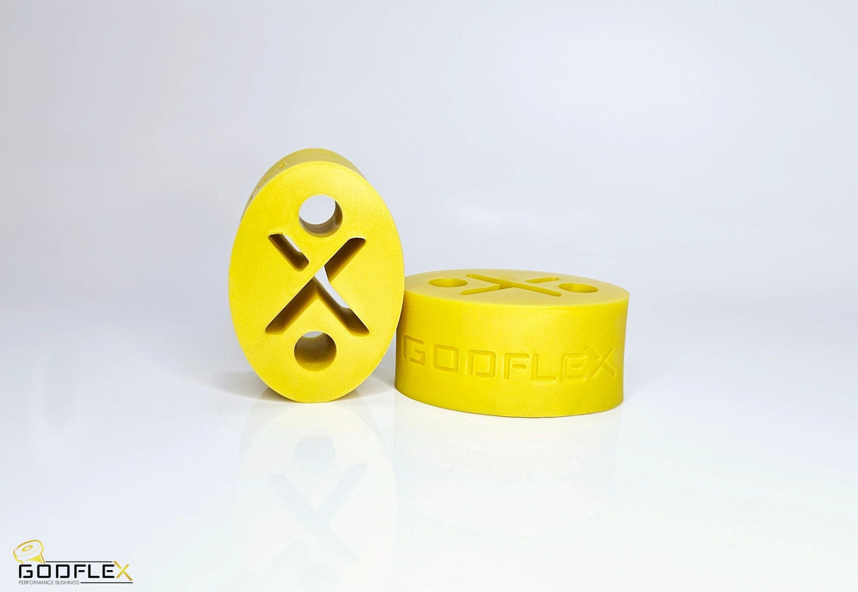 Rigid Exhaust Mount Hanger Bushes Pair Volkswagen Golf Mk7 (2012-2019)