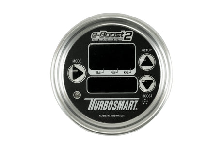 Buy Turbosmart Turbosmart eB2 60psi 66mm Black Silver online from FD Racing. Turbosmart eBoost2 allows the user to control, monitor, map and compensate boost. B