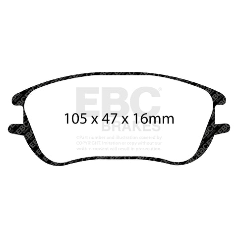 EBC Brakes Pad and Disc Kit (PDKF919) Image 2