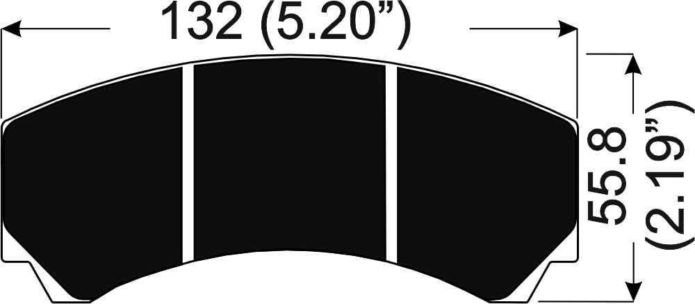 AP Racing Brake Pads CP3215D42 (16.75mm, set of 4)