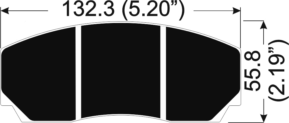AP Racing Brake Pads CP3215D50 (16.75mm, set of 4)