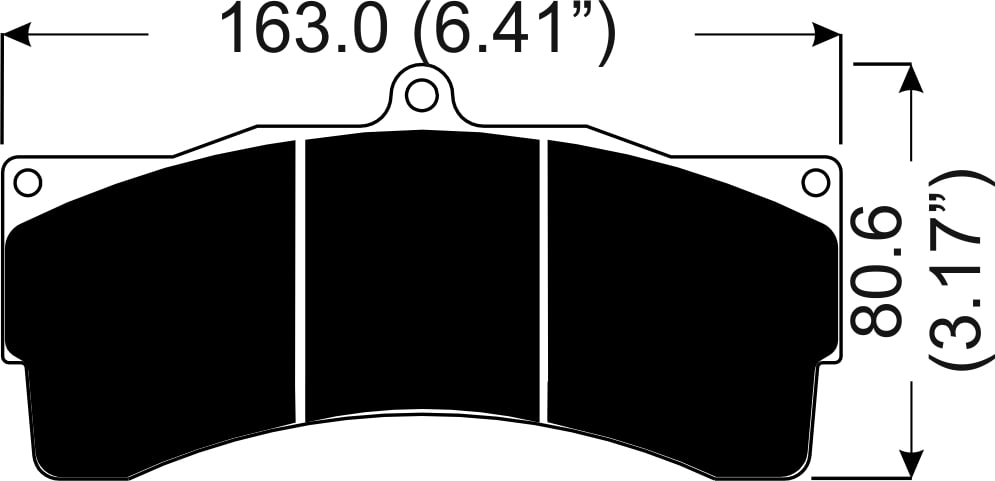 AP Racing Brake Pads CP6210D54 (30mm, set of 4)
