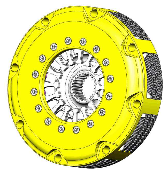 AP Racing CP7142 Ø140mm Twin Plate Carbon/Carbon Race Clutch (Push Type, 8 Bolt)