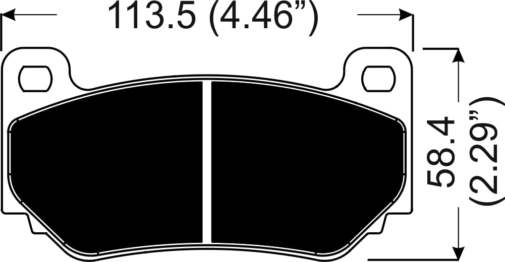 AP Racing Brake Pads CP7600D46 (16mm, set of 4)