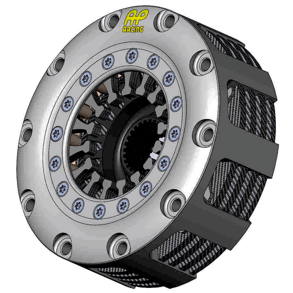 AP Racing CP8153 Ø115mm Triple Plate Carbon/Carbon Race Clutch (Push Type, Single Seater)