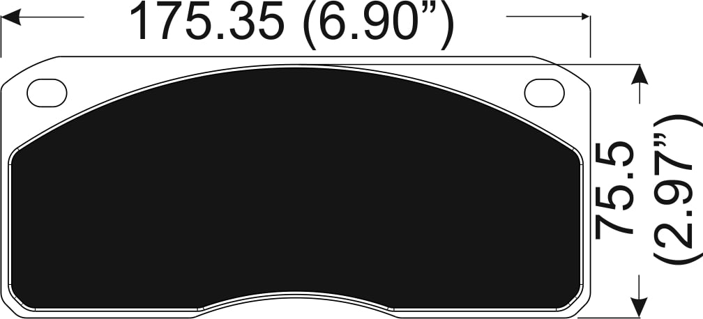 AP Racing Brake Pads CP8310D70 (17.8mm, set of 4)