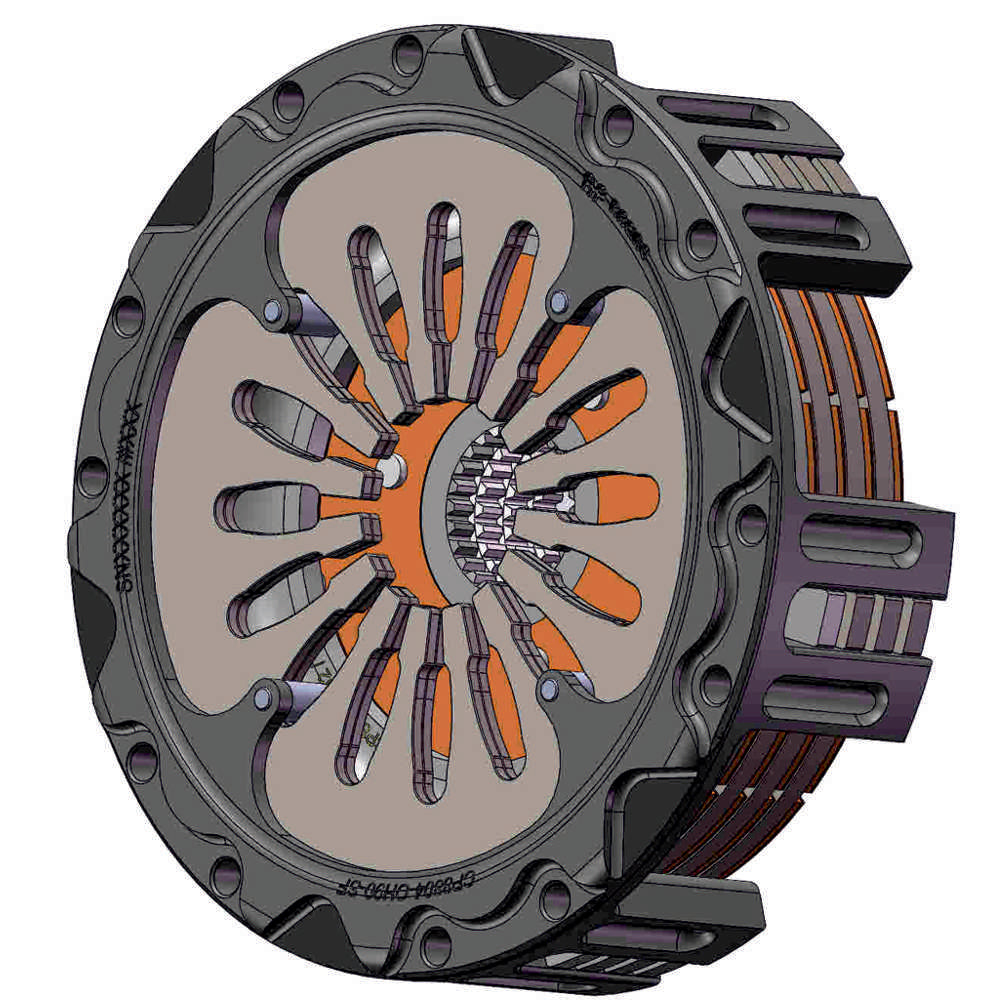 AP Racing CP8804 Ø140mm Four Plate Sintered Race Clutch (Pull Type, 'I' Drive)