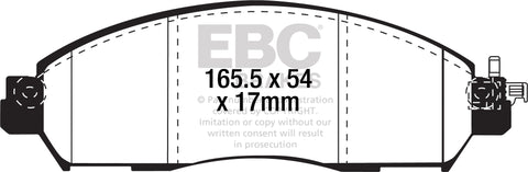 EBC Ultimax OE Replacement Brake Pad Set (DPX2310) Image 3