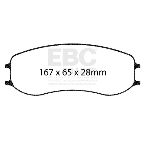 EBC SR Series Race Pads DP8081.28SR21 Image 2