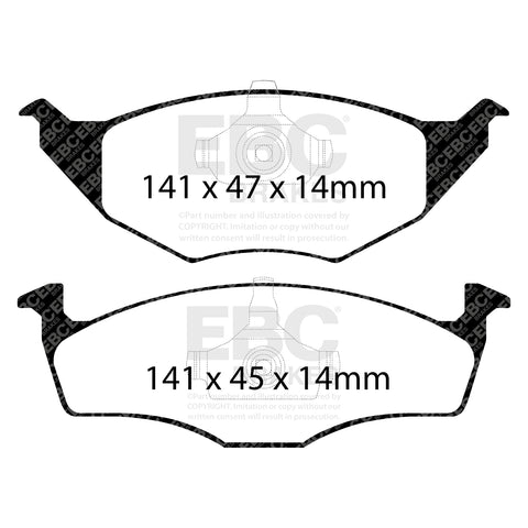 EBC Brakes Pad and Disc Kit (PDKF2110) Image 2