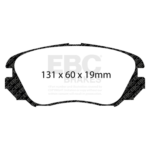 EBC Redstuff 3000 Series Sport Brake Pad Set (DP32013C) Image 4