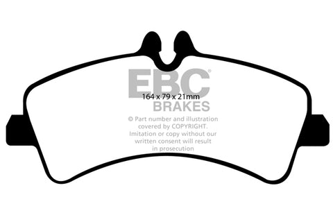 EBC Ultimax OE Replacement Brake Pad Set (DP1929) Image 2