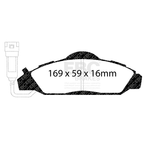 EBC Brakes Pad and Disc Kit (PDKF551) Image 1