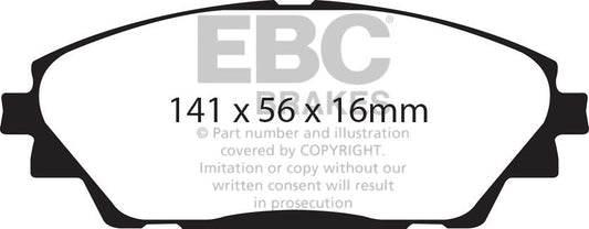 EBC Brakes Pad and Disc Full vehicle Kit (PD40K1104) Image 2