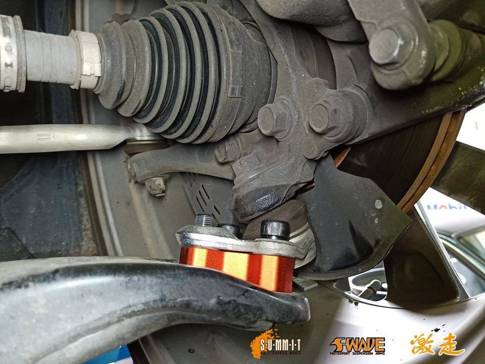 SWAVE & SUMMIT Roll Center Adjuster Plates for Toyota Yaris GR Image 3