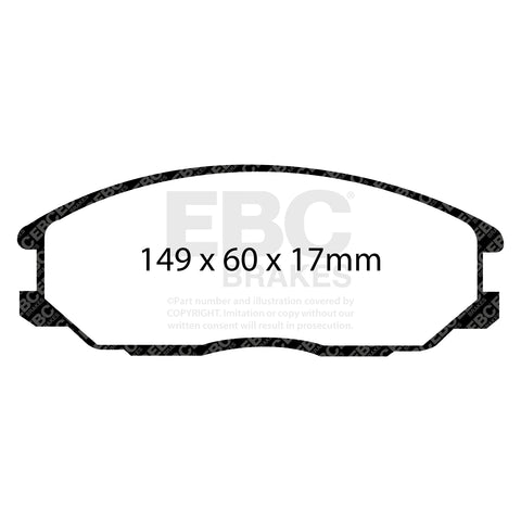 EBC Brakes Pad and Disc Kit (PDKF960) Image 1