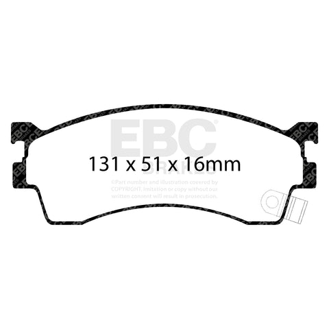 EBC Brakes Pad and Disc Kit (PDKF1144) Image 4