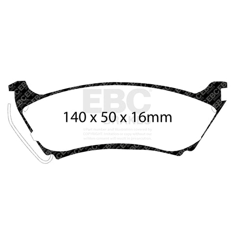 EBC Brakes Pad and Disc Kit (PDKR596) Image 3