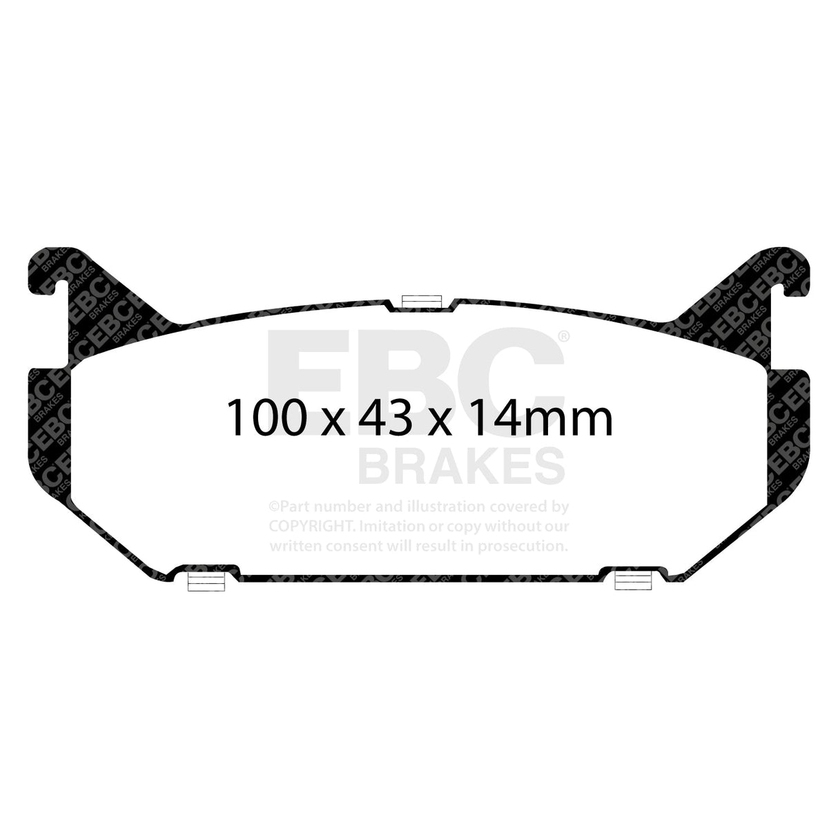 EBC Brakes Pad and Disc Kit (PDKR350) Image 4