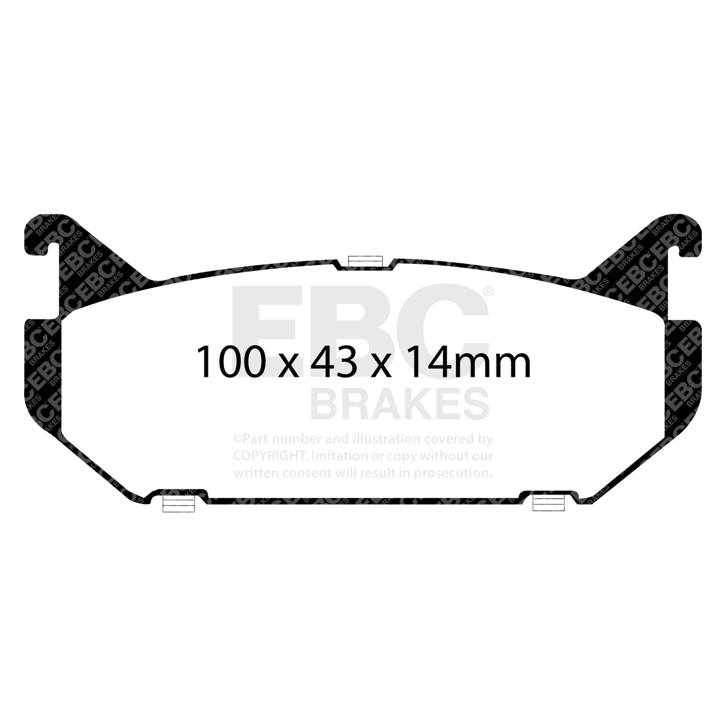 EBC Brakes Pad and Disc Kit (PDKR350) Image 4