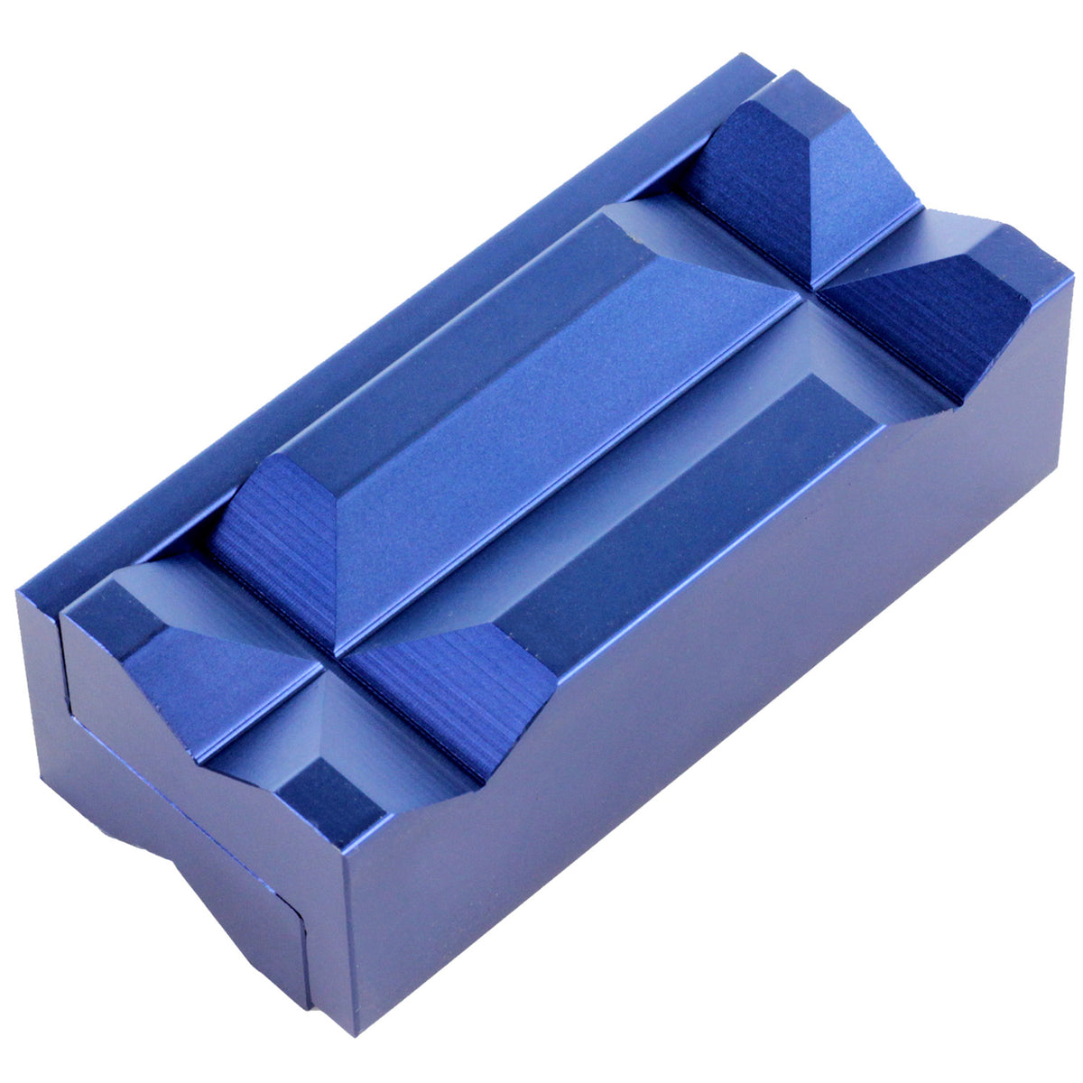 Exoracing Magnetic AN Vice Jaws 6061 Billet Aluminium - Blue